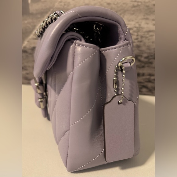 NWT Coach Tabby Shoulder Bag 26 With Quilting Soft Purple CP147 - Picture 5 of 13
